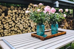 Salon de jardin en bois