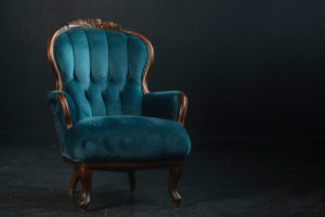 fauteuil velours