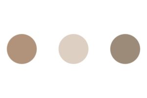 Palette de couleurs Japandi